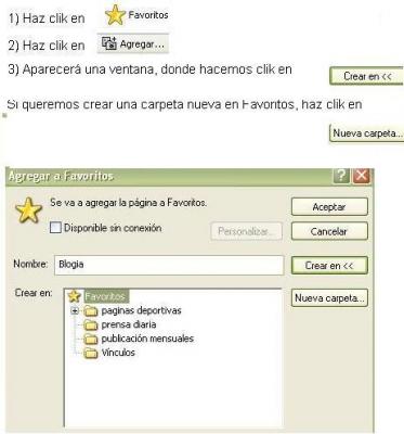 Guarda en FAVORITOS tus mejores webs